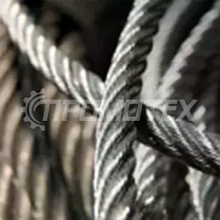 Трос для скиповых подъемников доменных печей ЛК-3 38.5х2.6х1 мм. ГОСТ 7665-80 оцинкованный