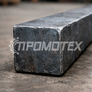 Кованый квадрат сталь 45 220x220 мм. ГОСТ 1133-71