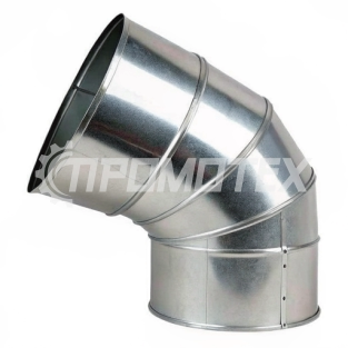 Отвод оцинкованный для трубопровода Ду 50 мм 09Г2С ГОСТ 17375-2001