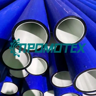 Труба полиэтиленовая ПНД 200х20000 для кабеля ПЭ-63 двустенная синяя