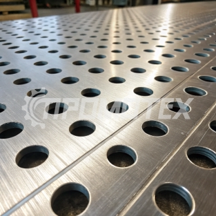 Перфорированный оцинкованный лист
